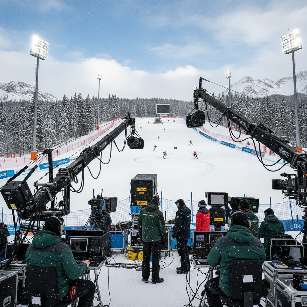 skidor på TV rättigheter
