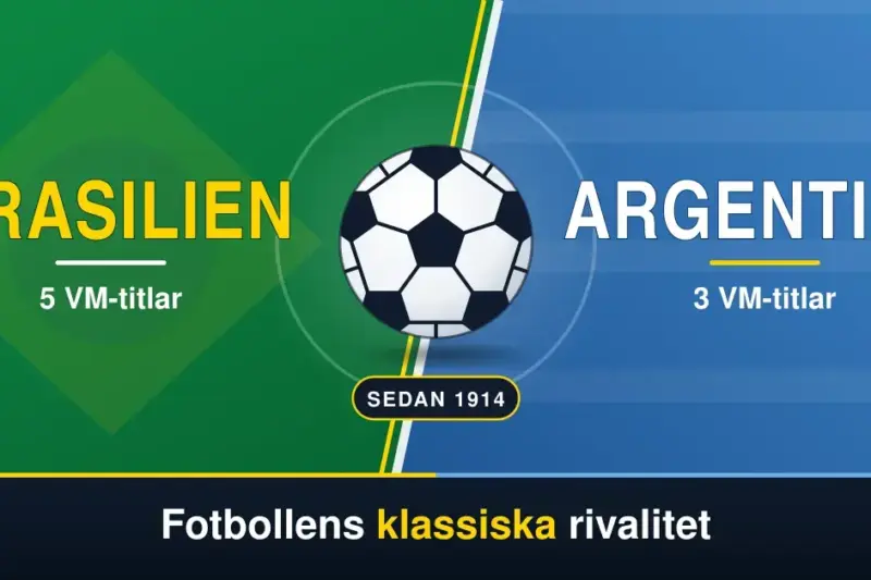 Brasilien–Argentina – fotbollens klassiska rivalitet