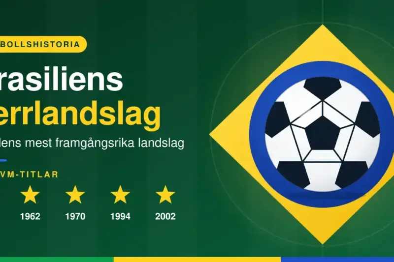 Brasiliens herrlandslag i fotboll – världens mest framgångsrika