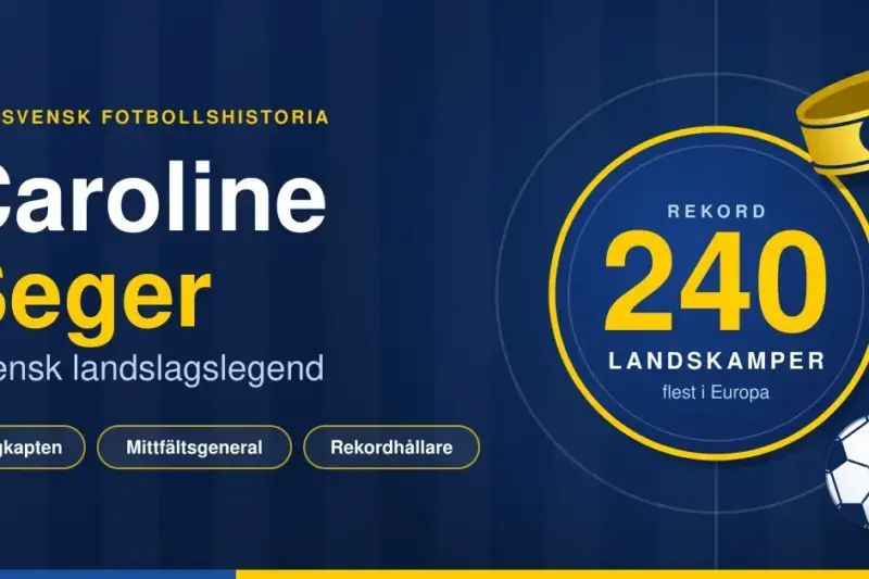 Caroline Seger – svensk landslagslegend