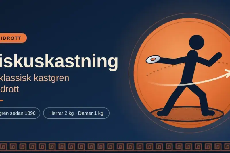 Diskuskastning – en klassisk kastgren i friidrott