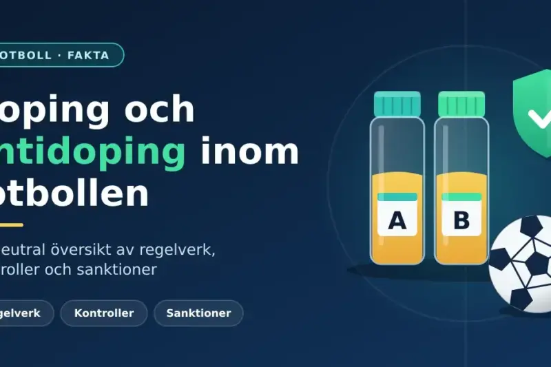 Doping och antidoping inom fotbollen