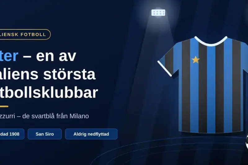 Inter – en av Italiens största fotbollsklubbar