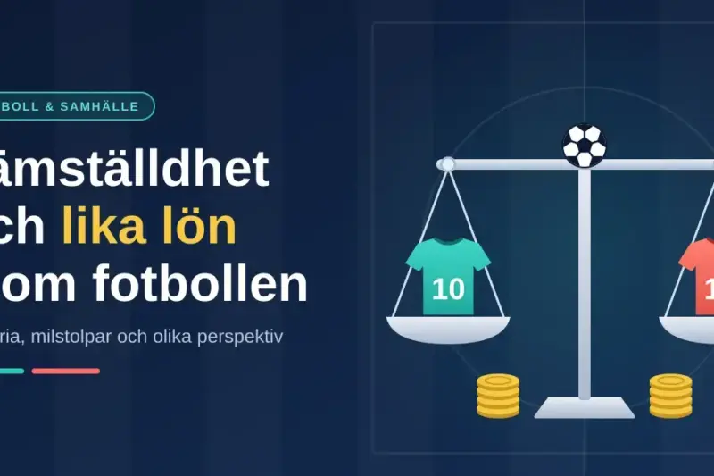 Jämställdhet och lika lön inom fotbollen