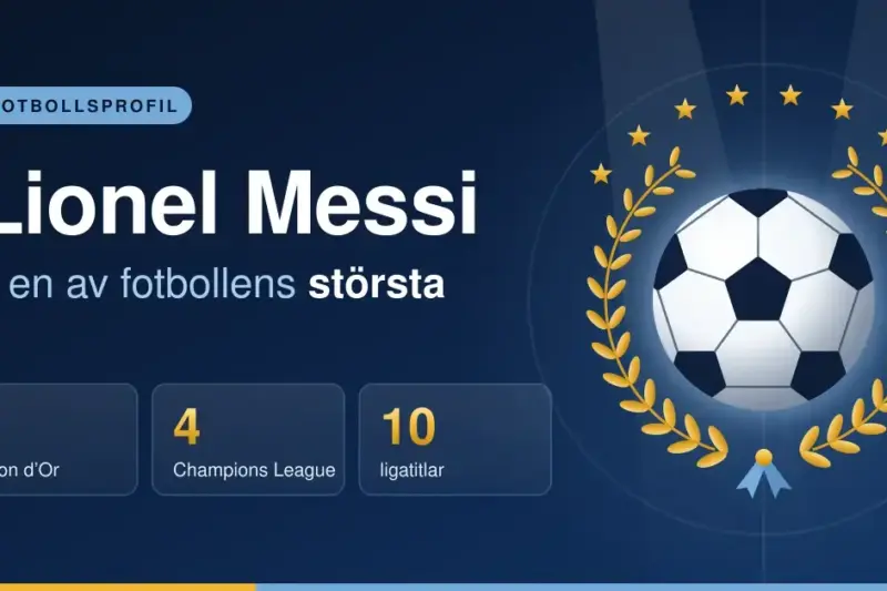 Lionel Messi – en av fotbollens största