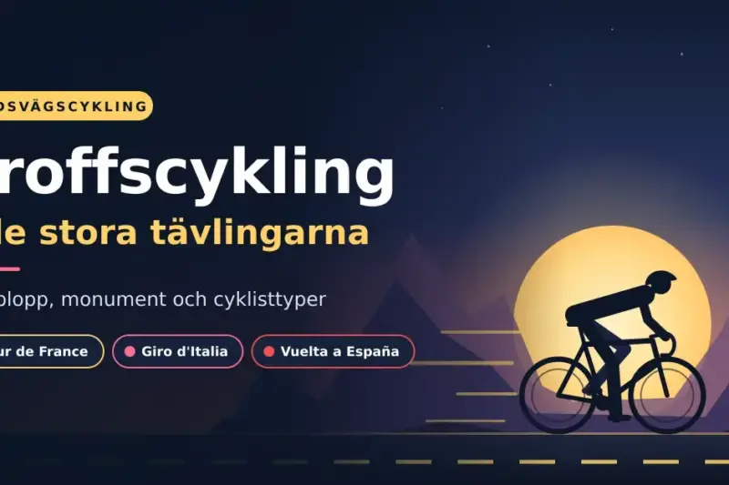 Proffscykling – de stora tävlingarna