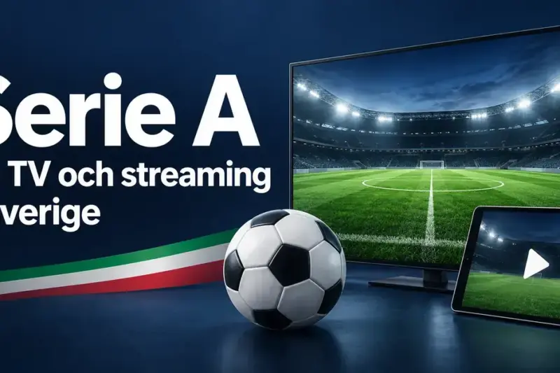 Se Serie A på TV och streaming i Sverige