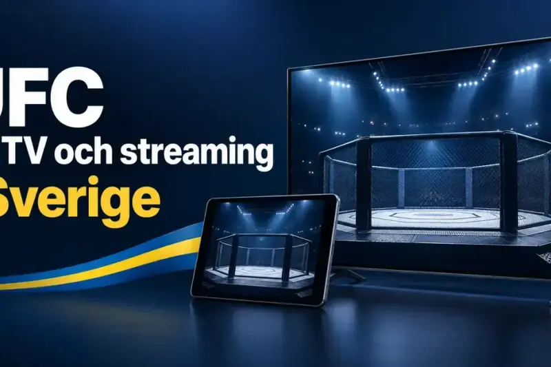 Se UFC på TV och streaming i Sverige – så gör du