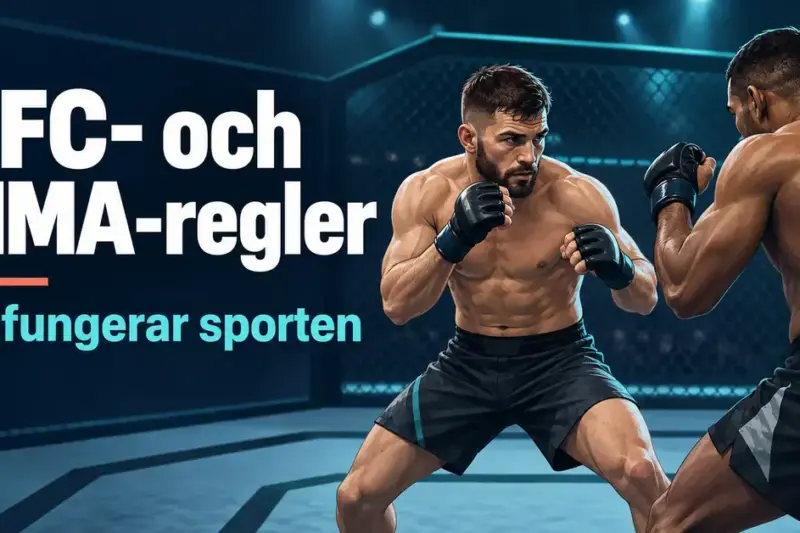 UFC- och MMA-regler – så fungerar sporten
